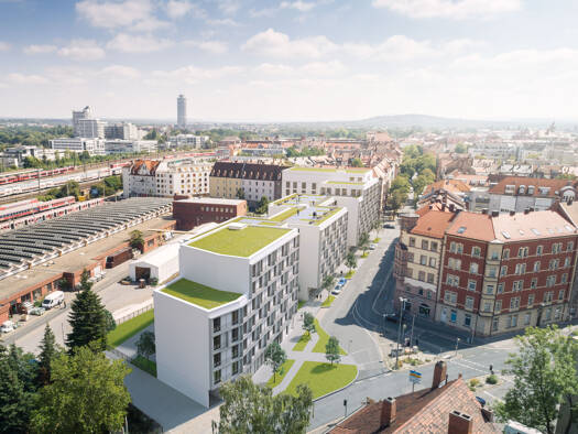 Wohnung zur Miete 500 € 1 Zimmer 20,3 m² 1. Geschoss Stephanstraße St Peter Weiterer Innenstadtgürtel Süd 90478