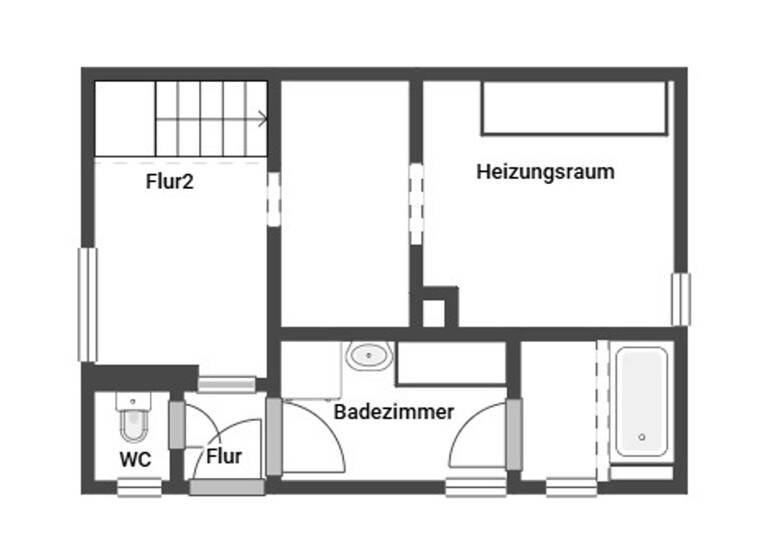 Doppelhaushälfte zum Kauf 90.000 € 3 Zimmer 70,1 m² 1.000,1 m² Grundstück frei ab sofort Borna-Heinersdorf Chemnitz 09114