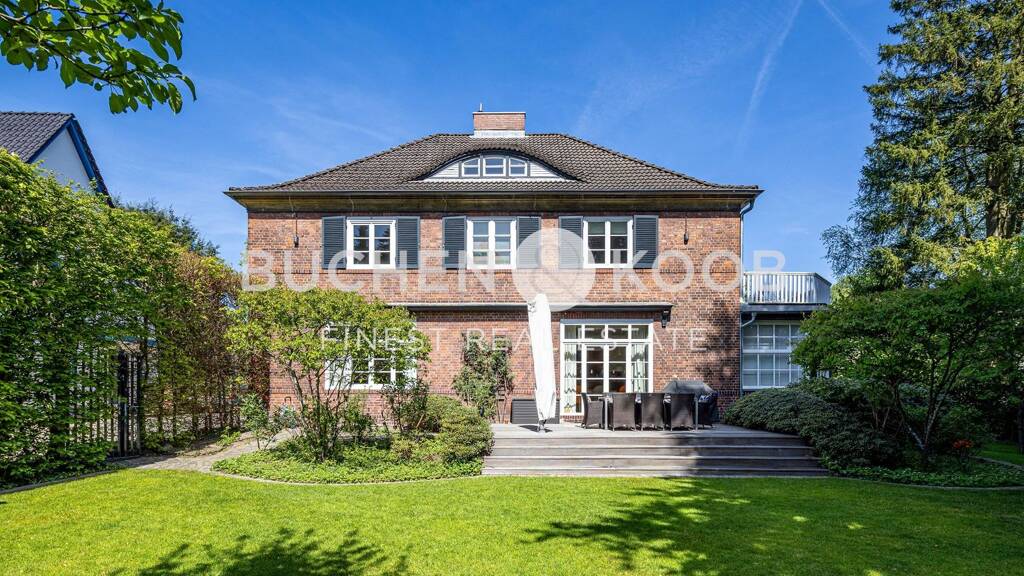 Villa zum Kauf 3.550.000 € 9 Zimmer 321 m² 1.300 m² Grundstück Groß Flottbek Hamburg 22607