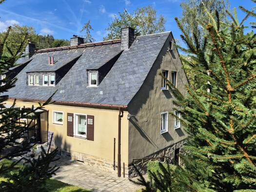 Doppelhaushälfte zum Kauf 119.000 € 5 Zimmer 106 m² 1.155 m² Grundstück Erla Schwarzenberg/Erzgeb. 08340