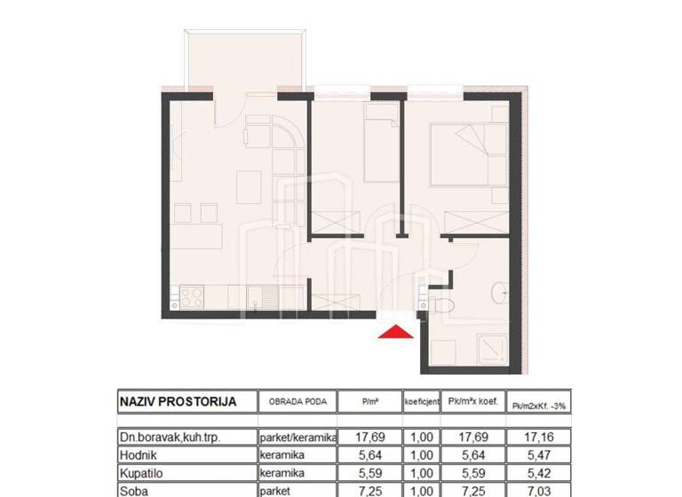 Wohnung zum Kauf 3 Zimmer 2. Geschoss Pale