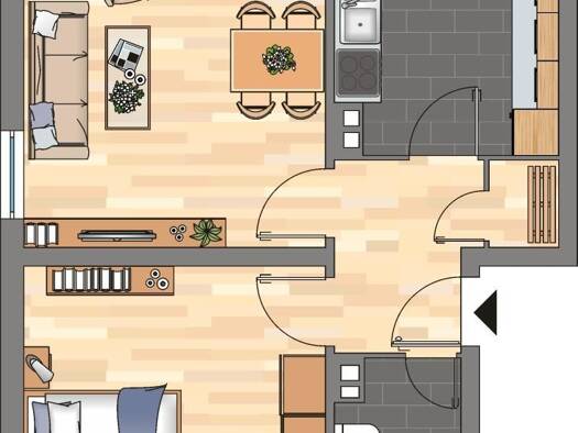 Wohnung zur Miete 529 € 2 Zimmer 51,7 m² 1. Geschoss frei ab 17.08.2026 Uhlandstraße 22 Grünstadt 67269