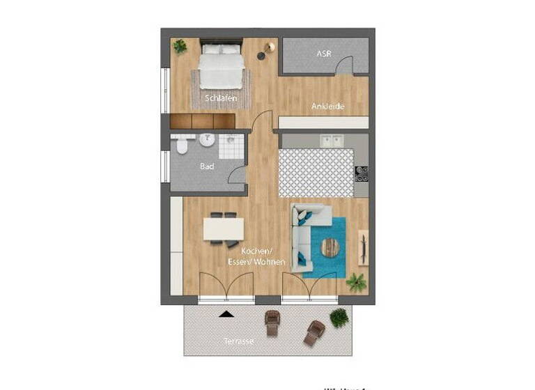 Terrassenwohnung zum Kauf provisionsfrei 279.000 € 2 Zimmer 80,4 m²<br/>Wohnfläche 1.<br/>Geschoss Niederhorbacher Str. 47 Niederhorbach Neunkirchen-Seelscheid 53819