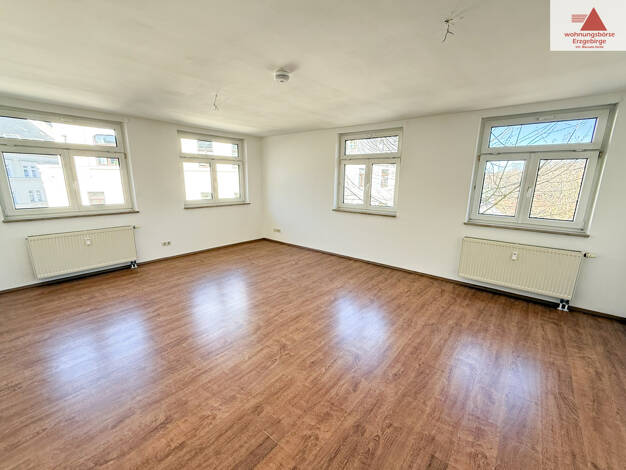 Wohnung zur Miete 576 € 3 Zimmer 96,2 m² 1. Geschoss Karlsbader Str. 25 Buchholz Annaberg-Buchholz / Buchholz 09456