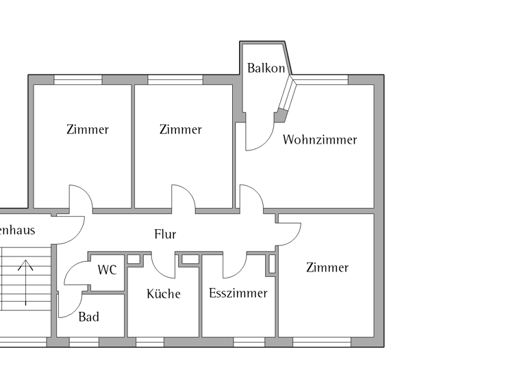 Wohnung zum Kauf 148.000 € 5 Zimmer 99,5 m² 2. Geschoss Husum 25813