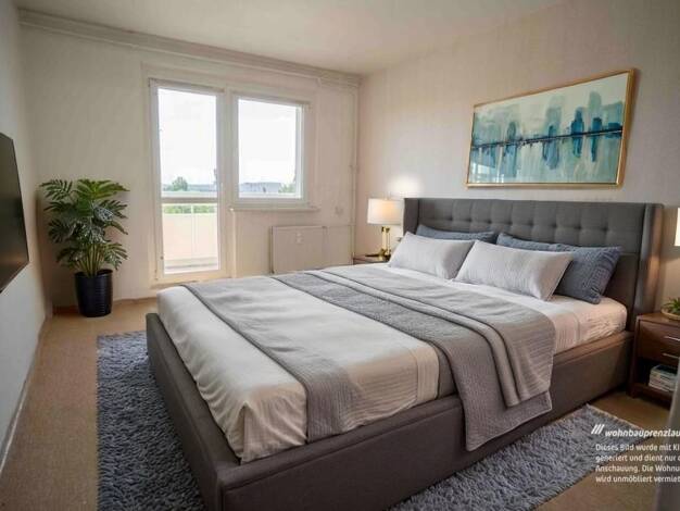 Wohnung zur Miete 400 € 3 Zimmer 61,9 m² 4. Geschoss Brüssower Allee 58a Prenzlau 17291
