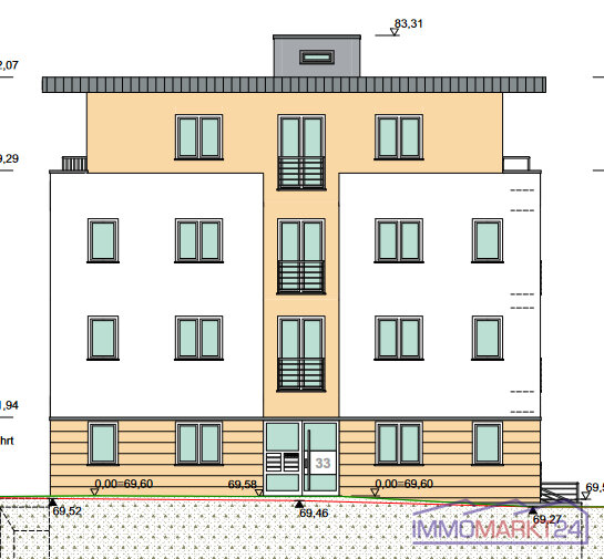 Wohnung zum Kauf provisionsfrei 552.000 € 2 Zimmer 91,3 m²<br/>Wohnfläche Wahllokal 90 Siegburg 53721