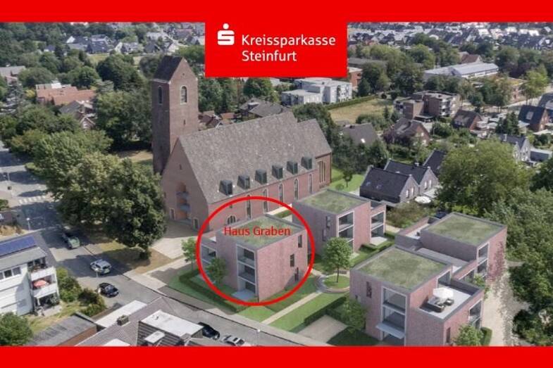 Wohnung zum Kauf - Neubau 309.960 € 2 Zimmer 67,6 m² Greven Greven 48268