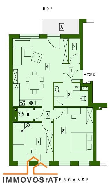 Terrassenwohnung zum Kauf 509.000 € 3 Zimmer 73 m²<br/>Wohnfläche Wien 16.,Ottakring 1160