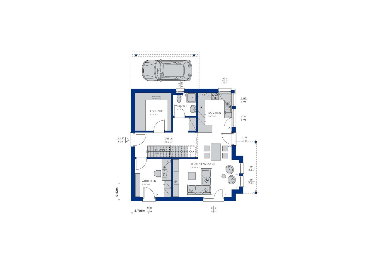 Haus zum Kauf provisionsfrei 629.860 € 4 Zimmer 143 m²<br/>Wohnfläche 733 m²<br/>Grundstück Nochern Nastätten 56357