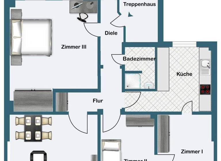 Wohnung zum Kauf 450.000 € 4 Zimmer 102 m² 3. Geschoss Höchst Frankfurt am Main 65929