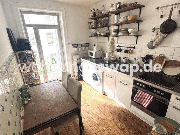 Studio zur Miete Tauschwohnung 895 € 2 Zimmer 52 m² 2. Geschoss Eimsbüttel Hamburg 20255