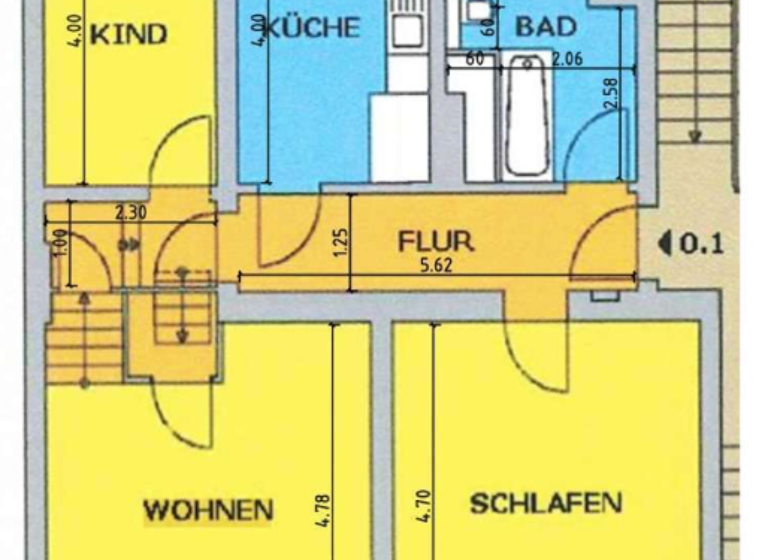 Wohnung zum Kauf 249.000 € 3 Zimmer 80 m² EG Adlershof Berlin 12489