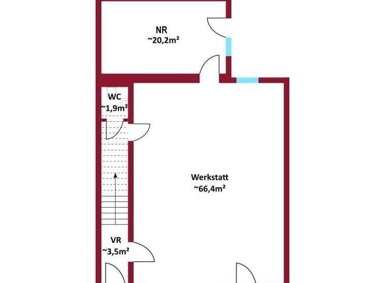 Büro zur Miete - Erstbezug 2.040 € 3 Zimmer 73,3 m² Bürofläche Baden 2500