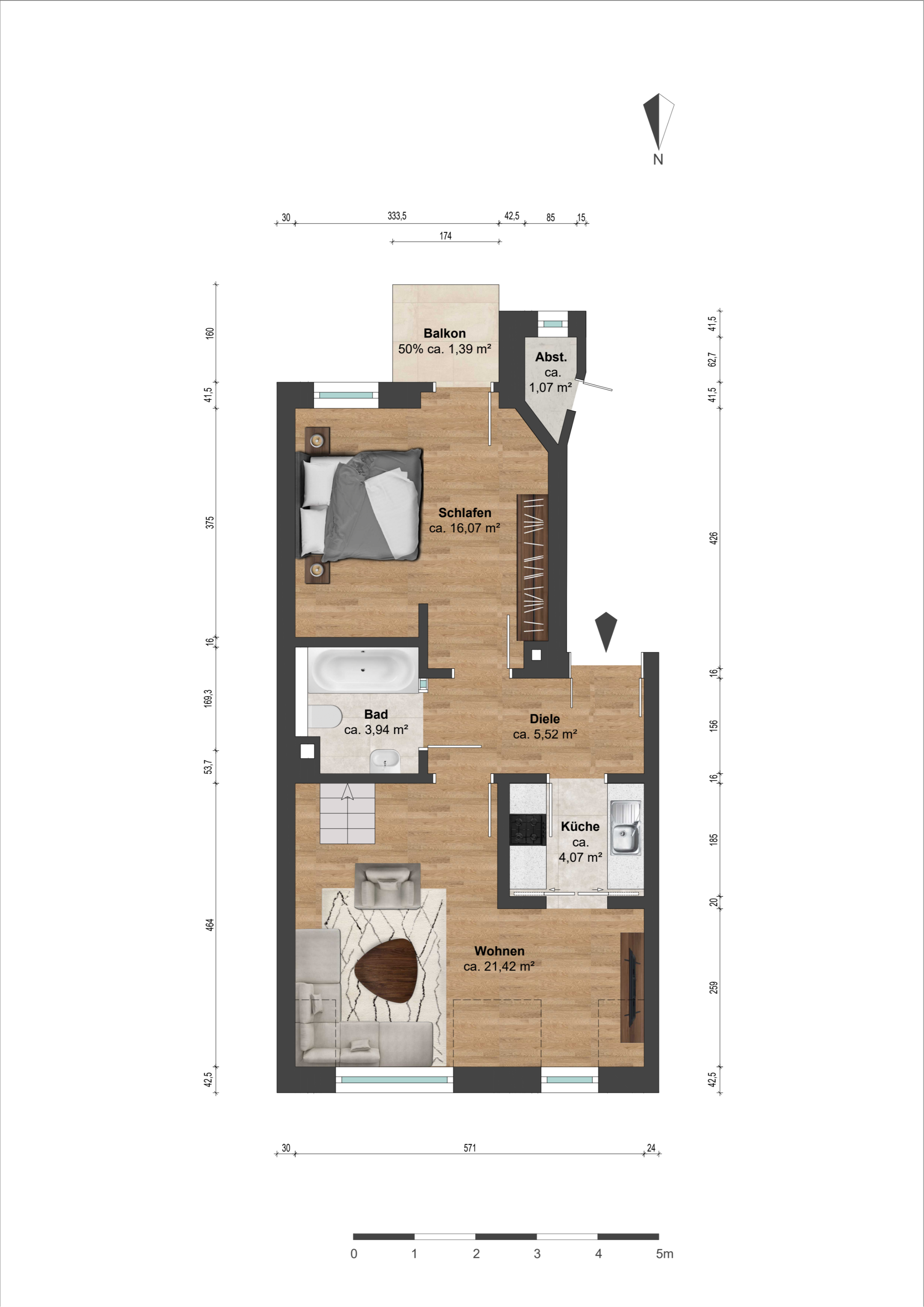 Maisonette zum Kauf 184.500 € 3 Zimmer 75,5 m²<br/>Wohnfläche 3.<br/>Geschoss Markkleeberg Markkleeberg 04416