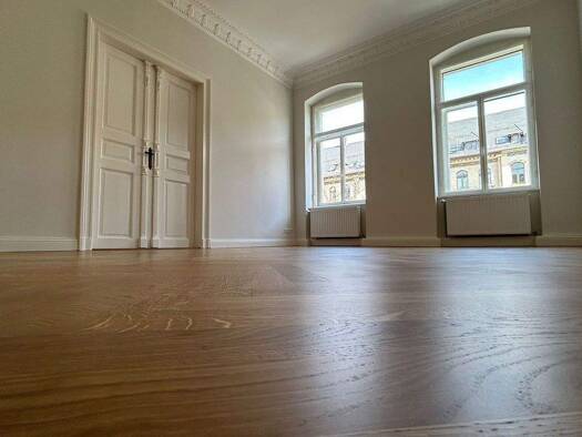 Terrassenwohnung zur Miete - Erstbezug 800 € 3 Zimmer 80 m² EG frei ab sofort Barbarossastraße 29 Kaßberg Chemnitz 09112