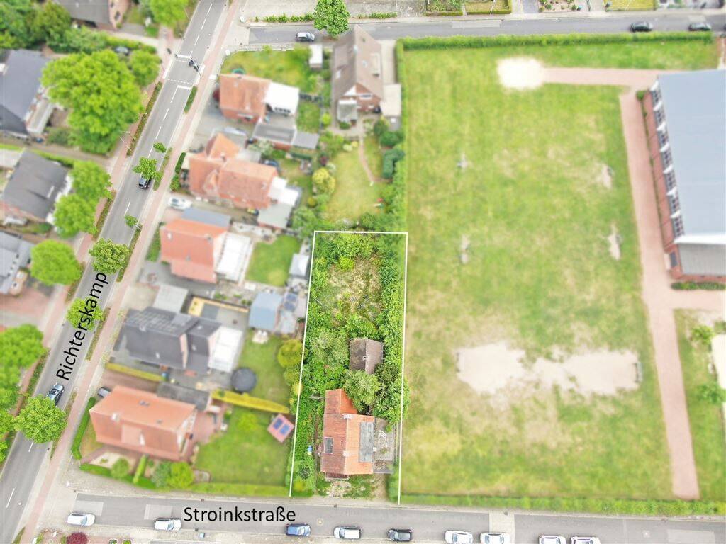 Immobilie in Nordhorn - Großzügiges Grundstück in Nordhorn mit Bestandsgebäude - ideal für Ihre Wohnideen! - Bild 2