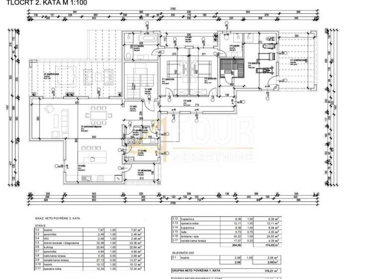 Wohnung zum Kauf 675.000 € 3 Zimmer 204 m² Porec Luka