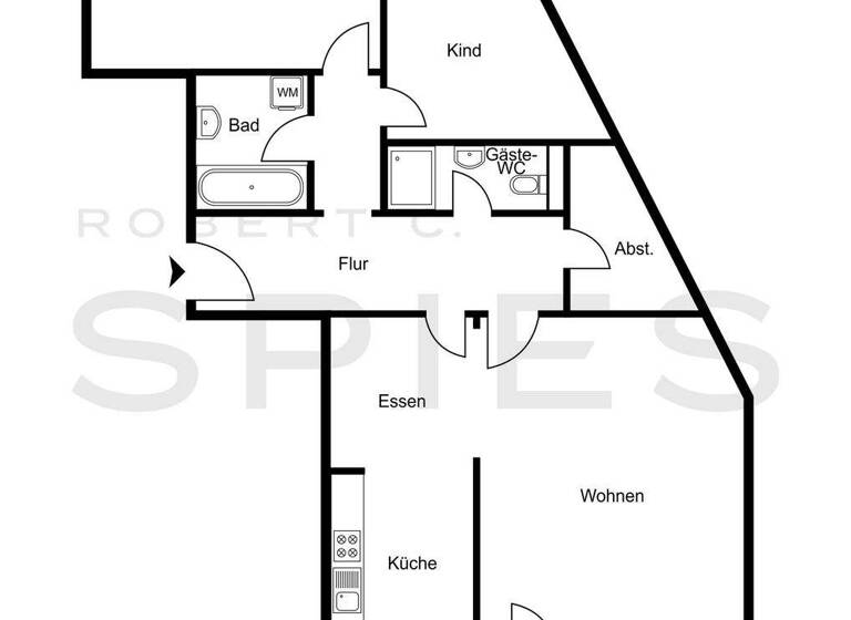 Wohnung zur Miete 820 € 3 Zimmer 89,9 m² Blumenthal Bremen 28779
