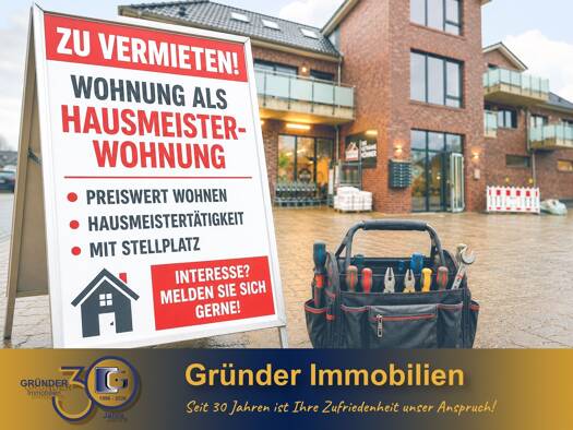 Wohnung zur Miete 410 € 3 Zimmer 81,9 m² Rhede Rhede (Ems) 26899