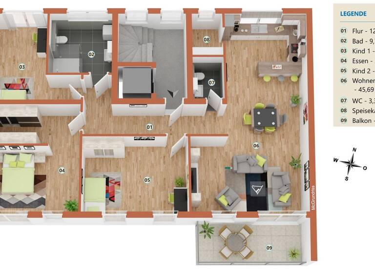 Wohnung zur Miete 1.950 € 4 Zimmer 138 m² 3 Geschosse frei ab sofort Sterngasse 15 Frankenthal Frankenthal (Pfalz) 67227