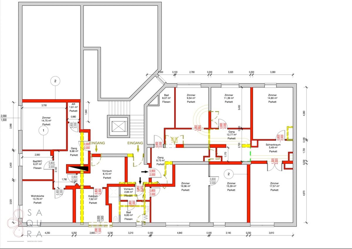 Bürofläche zum Kauf 2.960 € 202,7 m²<br/>Bürofläche Wien, Margareten / Wien 5., Margareten 1050