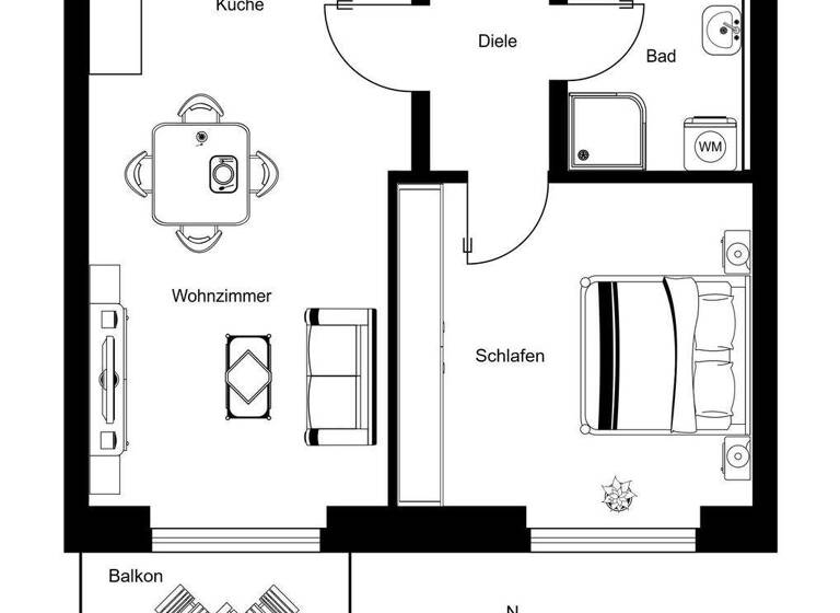 Wohnung zum Kauf 240.000 € 2 Zimmer 38 m² Ingolstadt 85049