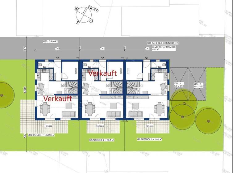 Doppelhaushälfte zum Kauf provisionsfrei 657.000 € 4 Zimmer 122 m² 231 m² Grundstück Hochzoll Augsburg 86150