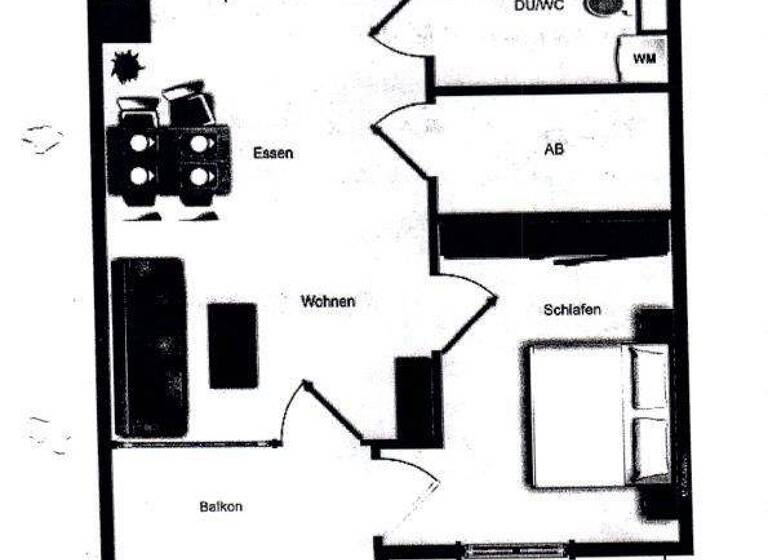 Wohnung zur Miete 900 € 2,5 Zimmer 64 m² Geschoss 1/3 frei ab sofort Herrenberg 71083