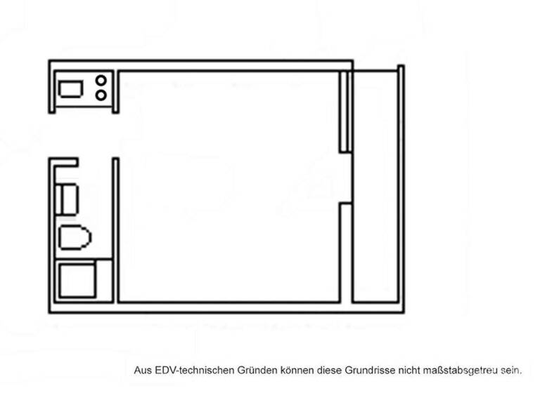 Studio zur Miete 440 € 1 Zimmer 22 m² 3. Geschoss Böblingen 71032