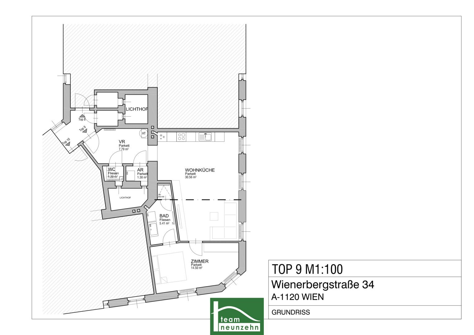 Wohnung zum Kauf 250.000 € 2 Zimmer 60,6 m²<br/>Wohnfläche 2.<br/>Geschoss Wienerbergstraße 34 Wien 1120