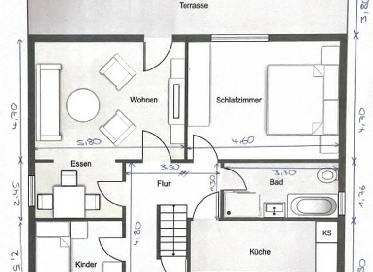 Bungalow zum Kauf 359.000 € 3 Zimmer 100 m² 1.105 m² Grundstück Weinböhla 01689