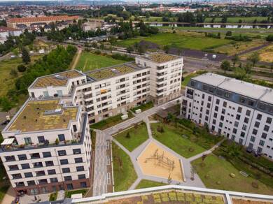 Wohnung zur Miete - Neubau 909 € 3 Zimmer 68,5 m² 4. Geschoss frei ab 01.07.2025 Brockwitzer Straße 9 Mickten (Sternstr.) Dresden 01139