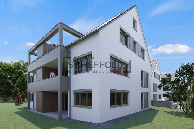 Wohnung zum Kauf - Neubau provisionsfrei 409.900 € 3,5 Zimmer 89,4 m² Dachgeschoss, 2. Geschoss Rißtissen Ehingen (Donau) 89584