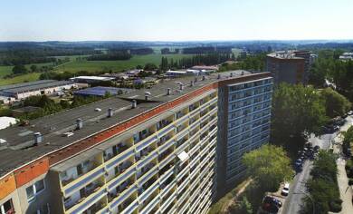 Wohnung zur Miete 403 € 3 Zimmer 70,1 m² 11. Geschoss frei ab 01.07.2025 Einsteinstraße 17 Stadtgebiet Ost Neubrandenburg 17036
