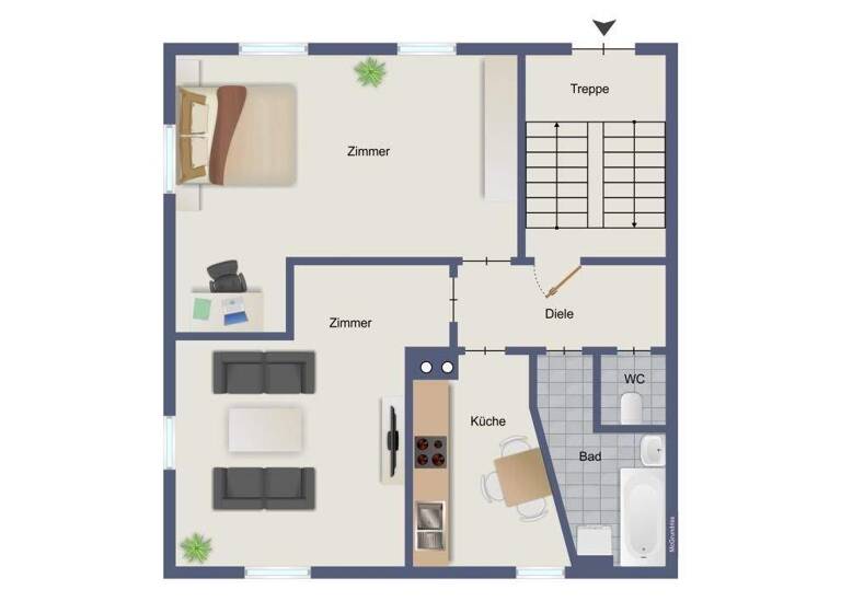 Mehrfamilienhaus zum Kauf 399.000 € 6 Zimmer 208 m² 352 m² Grundstück Ispringen 75228
