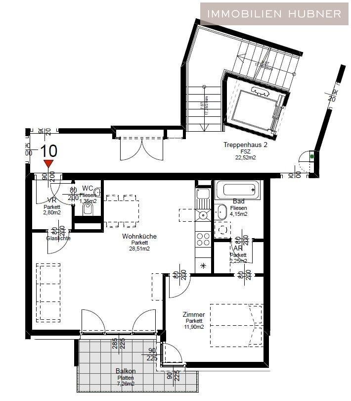 Wohnung zur Miete 645 € 2 Zimmer 51 m²<br/>Wohnfläche 1.<br/>Geschoss 01.01.2025<br/>Verfügbarkeit Wien 1210