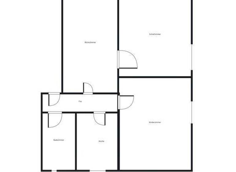 Wohnung zur Miete 773 € 3 Zimmer 77,3 m² 1. Geschoss frei ab 10.04.2026 Triftstr. 12 b Eberswalde 16225