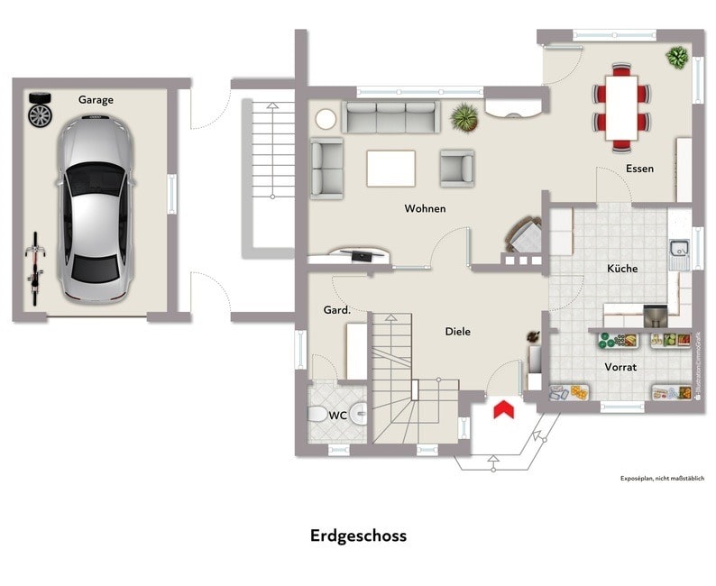 Einfamilienhaus zum Kauf 249.000 € 5 Zimmer 127,6 m²<br/>Wohnfläche 610 m²<br/>Grundstück Eikeloh Erwitte 59597