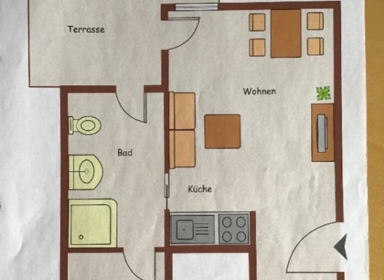 Wohnung zur Miete 385 € 1 Zimmer 30 m²<br/>Wohnfläche Bamberg Bamberg 96052