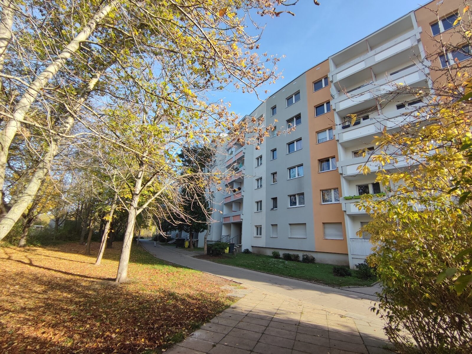 Wohnung zur Miete 323 € 4 Zimmer 65,8 m²<br/>Wohnfläche 5.<br/>Geschoss 01.12.2024<br/>Verfügbarkeit Brahmsbogen 1 Südliche Neustadt Halle (Saale) 06124