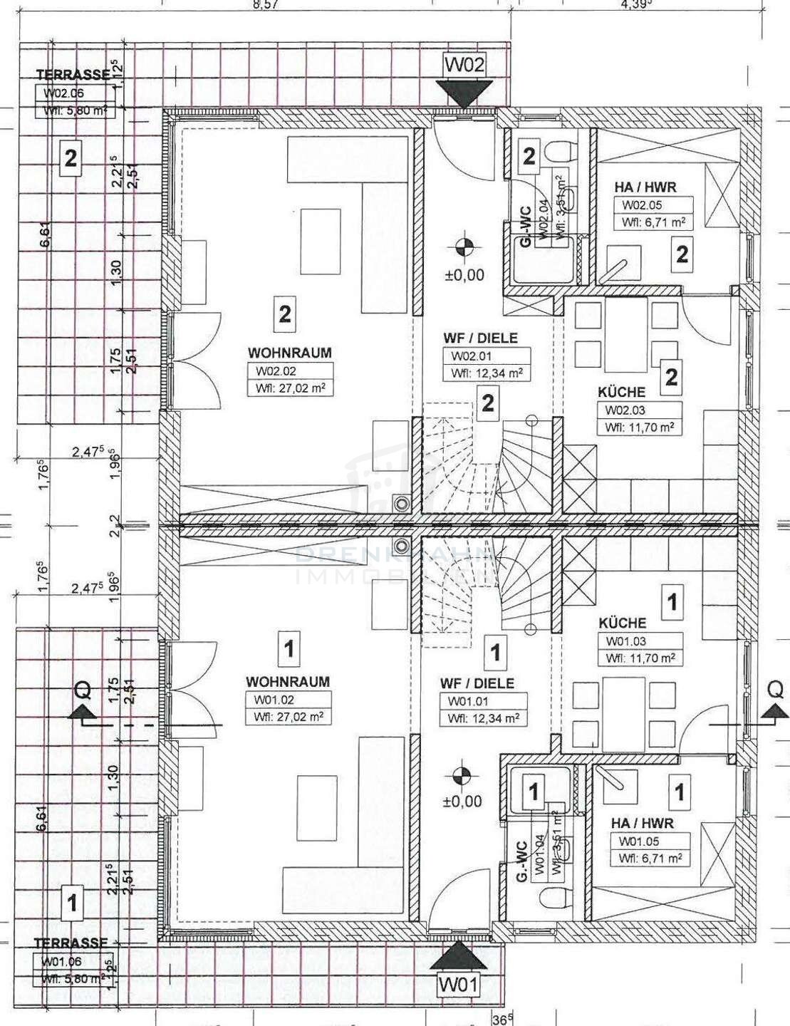 Doppelhaushälfte zur Miete 1.599 € 4 Zimmer 121 m²<br/>Wohnfläche 400 m²<br/>Grundstück Köhlerstrat 2 Rövershagen Rövershagen 18182