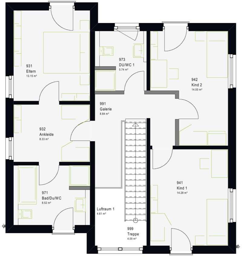 Einfamilienhaus zum Kauf provisionsfrei 485.119 € 5 Zimmer 160 m²<br/>Wohnfläche 500 m²<br/>Grundstück Ettenheim 77955