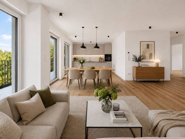Wohnung zum Kauf - Erstbezug provisionsfrei 551.000 € 4 Zimmer 100,8 m² Wolfartsweier Wolfartsweier 76228