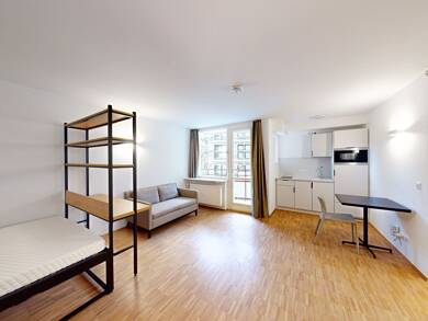 Wohnung zur Miete 670 € 1 Zimmer 33,4 m² 8. Geschoss Paul-Gossen-Straße 119 Rathenau Erlangen 91052