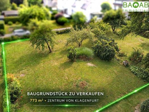 Grundstück zum Kauf 348 € 773 m² Grundstück Klagenfurt 9020
