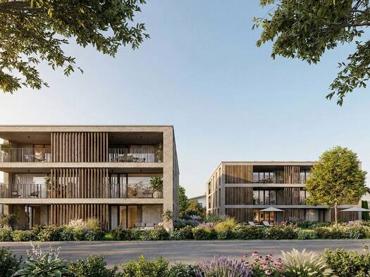 Terrassenwohnung zum Kauf - Erstbezug provisionsfrei 309.000 € 2 Zimmer 43,6 m² 1. Geschoss Fendweg 8 und 8a Altach 6844