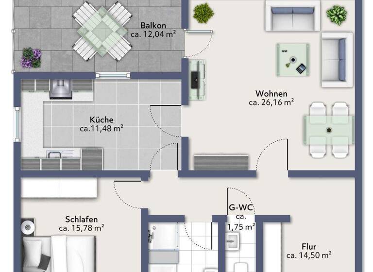 Wohnung zum Kauf 289.000 € 2 Zimmer 80 m² Bad Homburg Bad Homburg vor der Höhe 61350