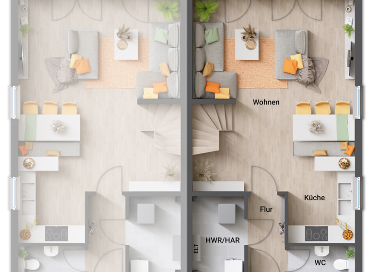 Doppelhaushälfte zum Kauf 711.735 € 6 Zimmer 141 m²<br/>Wohnfläche 440 m²<br/>Grundstück Weststadt Fürth 90766