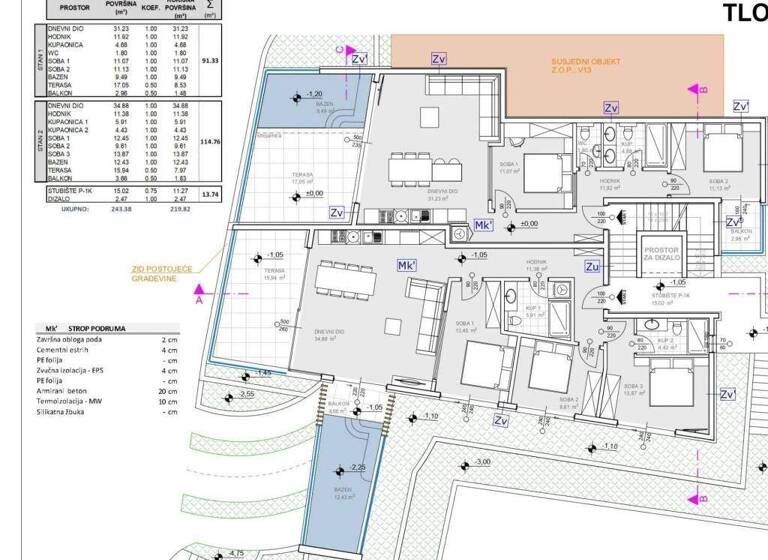 Wohnung zum Kauf 800.000 € 4 Zimmer 114 m² EG Grebastica, Sibenik - Okolica Sibenik